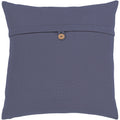 Demetra Traditional Button Navy Feather Down Or Poly Filled Throw Pillow 18 Inch