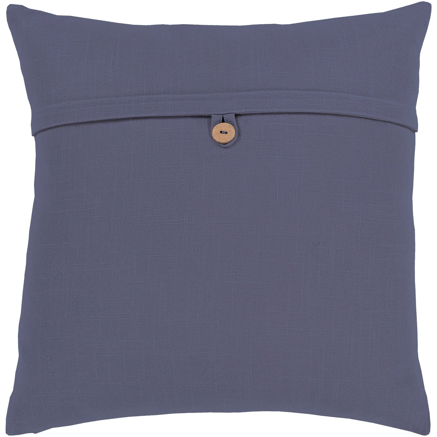 Demetra Traditional Button Navy Feather Down Or Poly Filled Throw Pillow 20 Inch