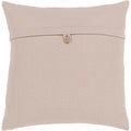 Demetra Traditional Button Taupe Feather Down Or Poly Filled Throw Pillow 20 Inch