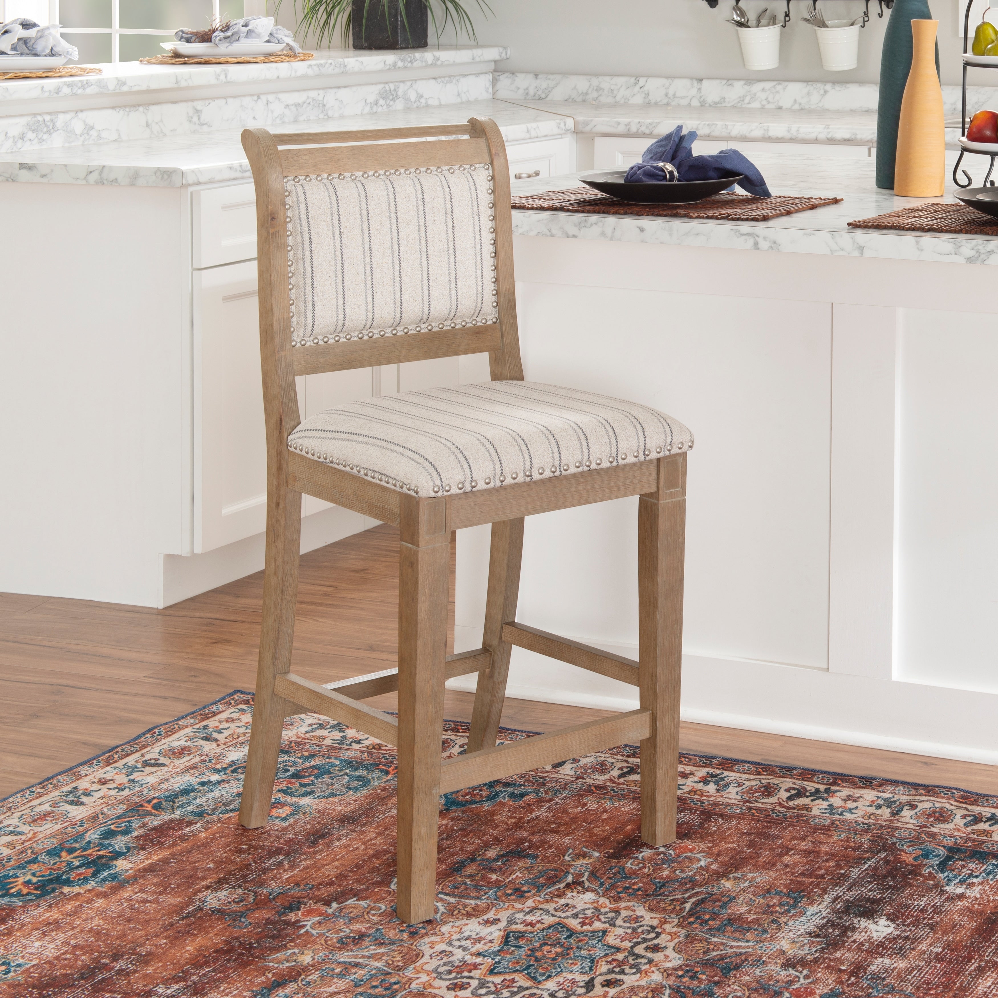 Demi Grey Counter Stool