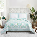 Makers Collective Bohemian Breeze Full Queen Quilt Set 3 Pieces