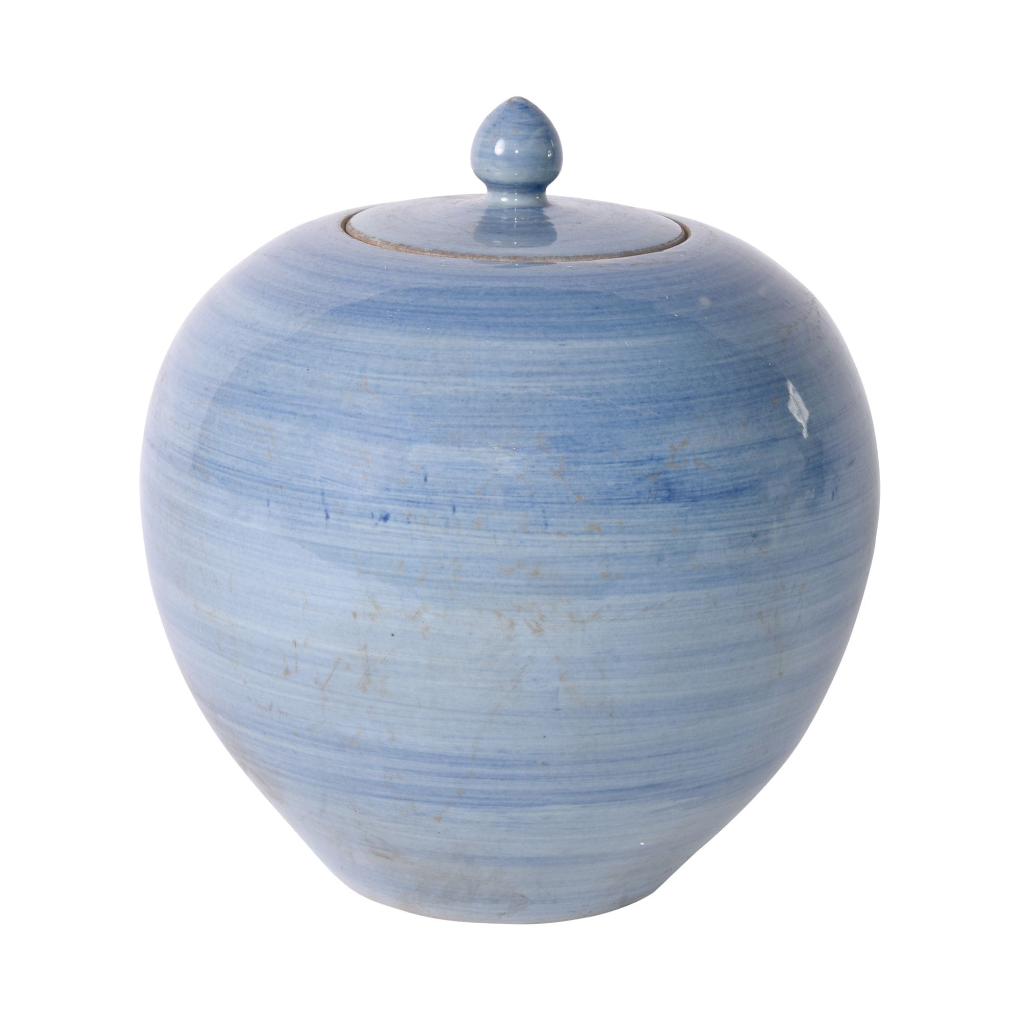 Denim Blue Melon Jar 11X11X11