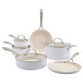 Denmark 10Pc Hamilton Aluminum Cookware Set White