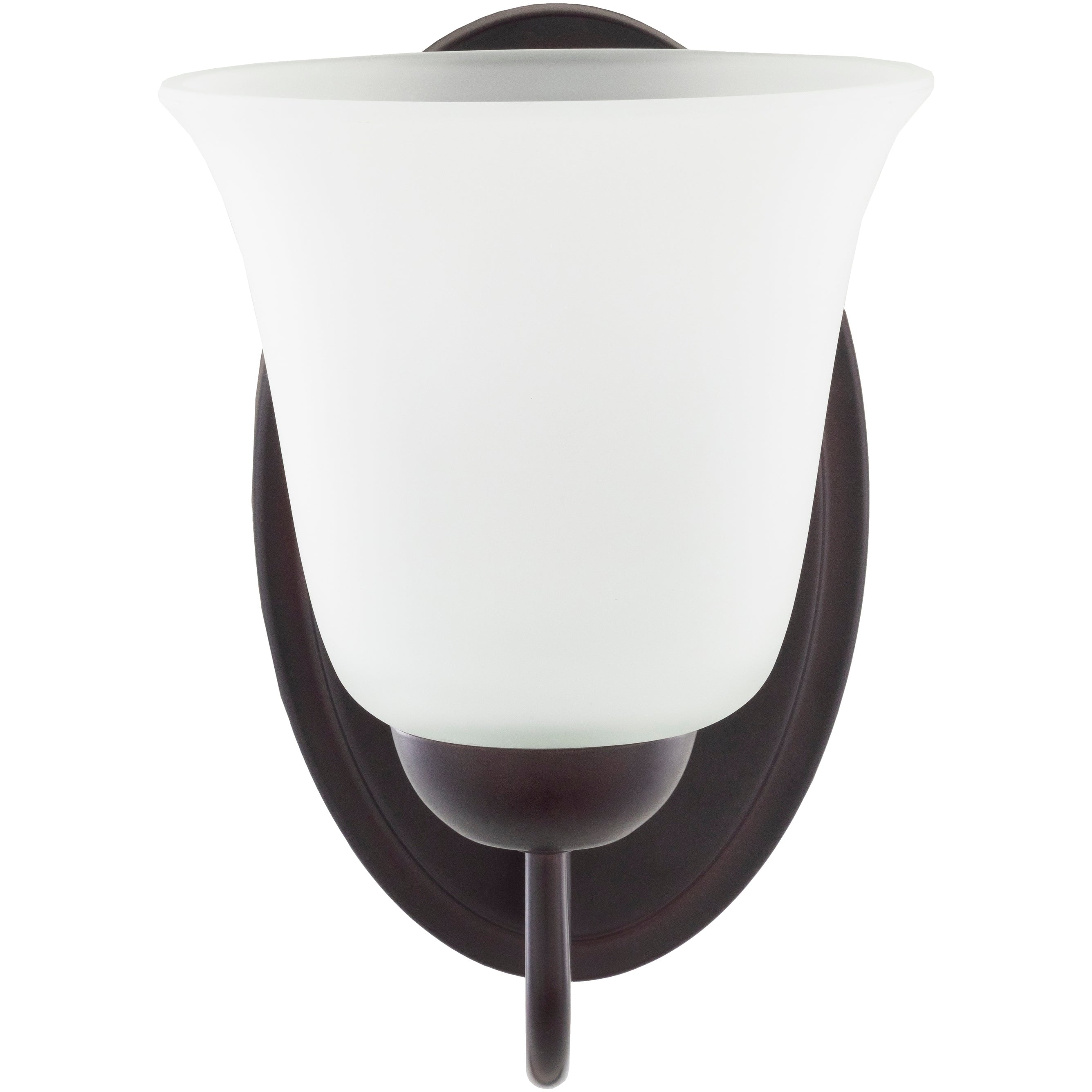 Denzel Glass Traditional 1 Light Wall Sconce 8.5 H X 6 W X 7.5 D