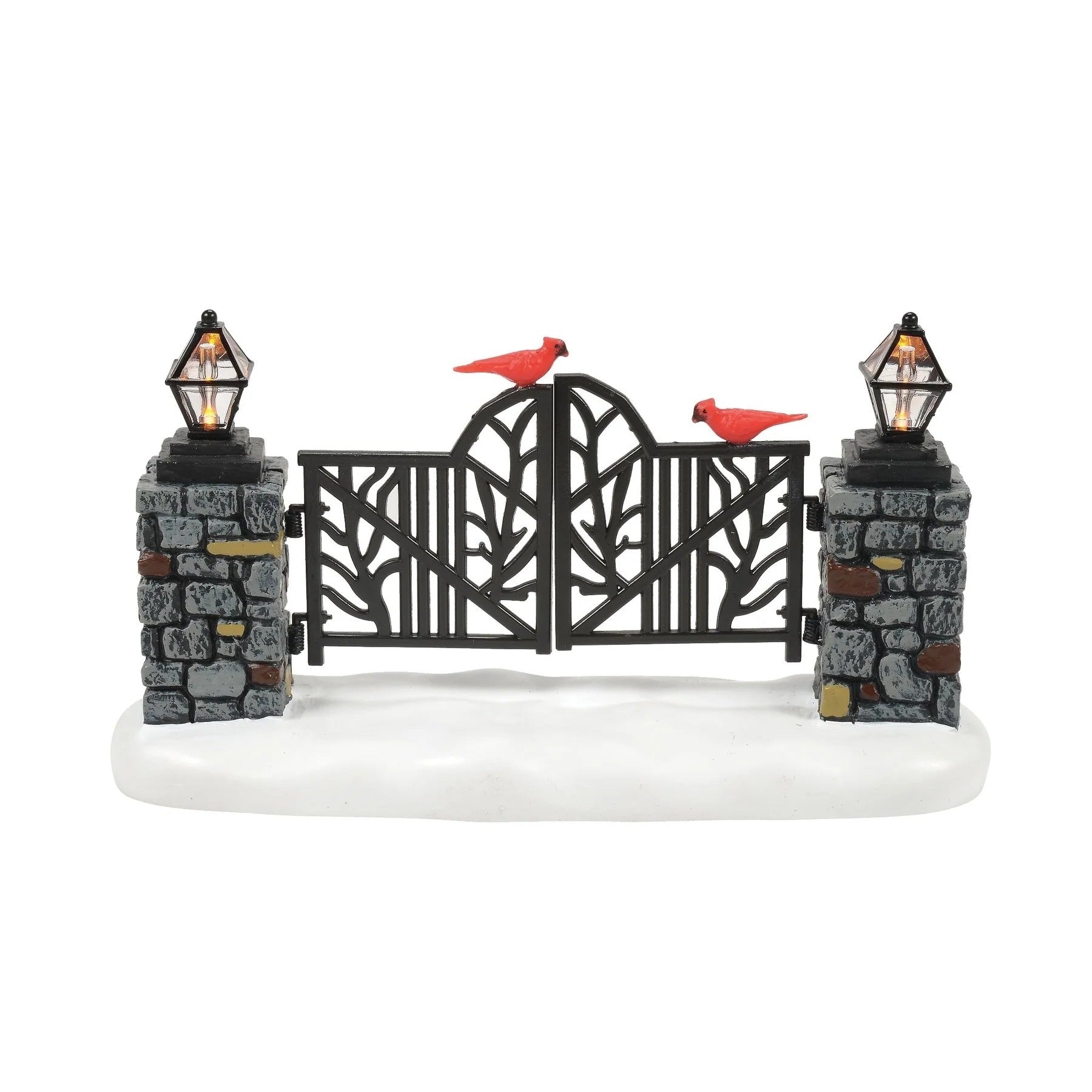 Department 56 Village Cross Cardinal Lit Christmas Gate 6013635