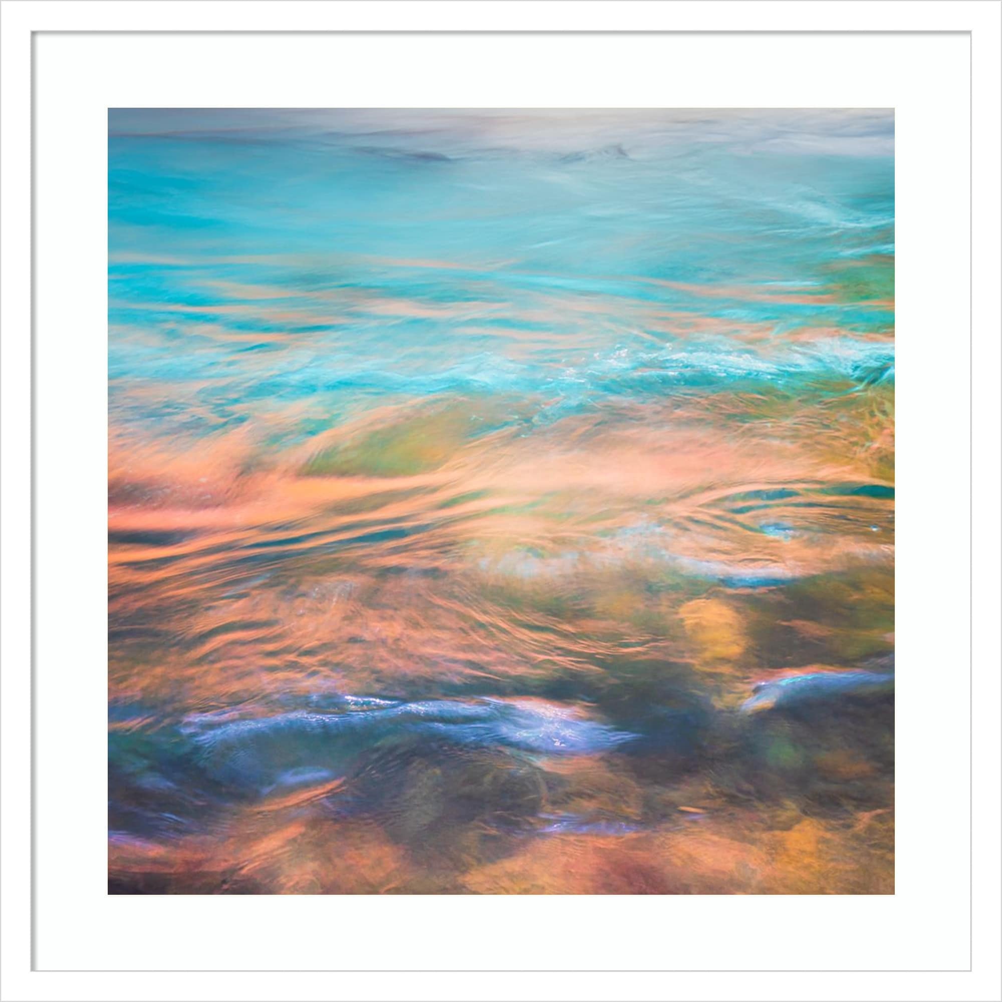 Depths Of Frequency By Ryan Weddle Wood Framed Wall Art Print
