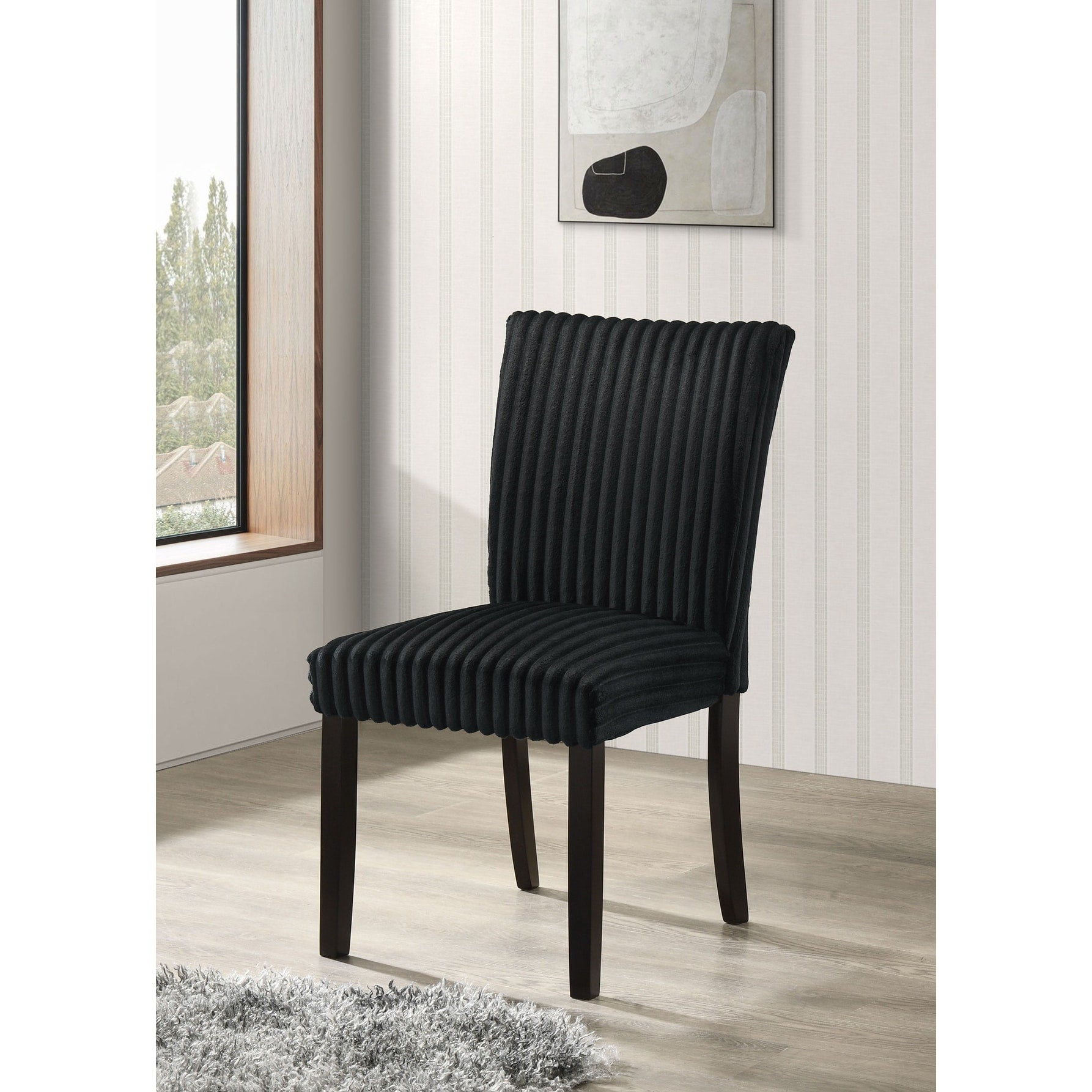 Dermott Upholstered Parson Dining Side Chair