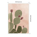 Desert Cactus Ii By Yuyu Pont Framed Canvas Wall Art Print
