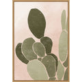 Desert Cactus Iii By Yuyu Pont Framed Canvas Wall Art Print