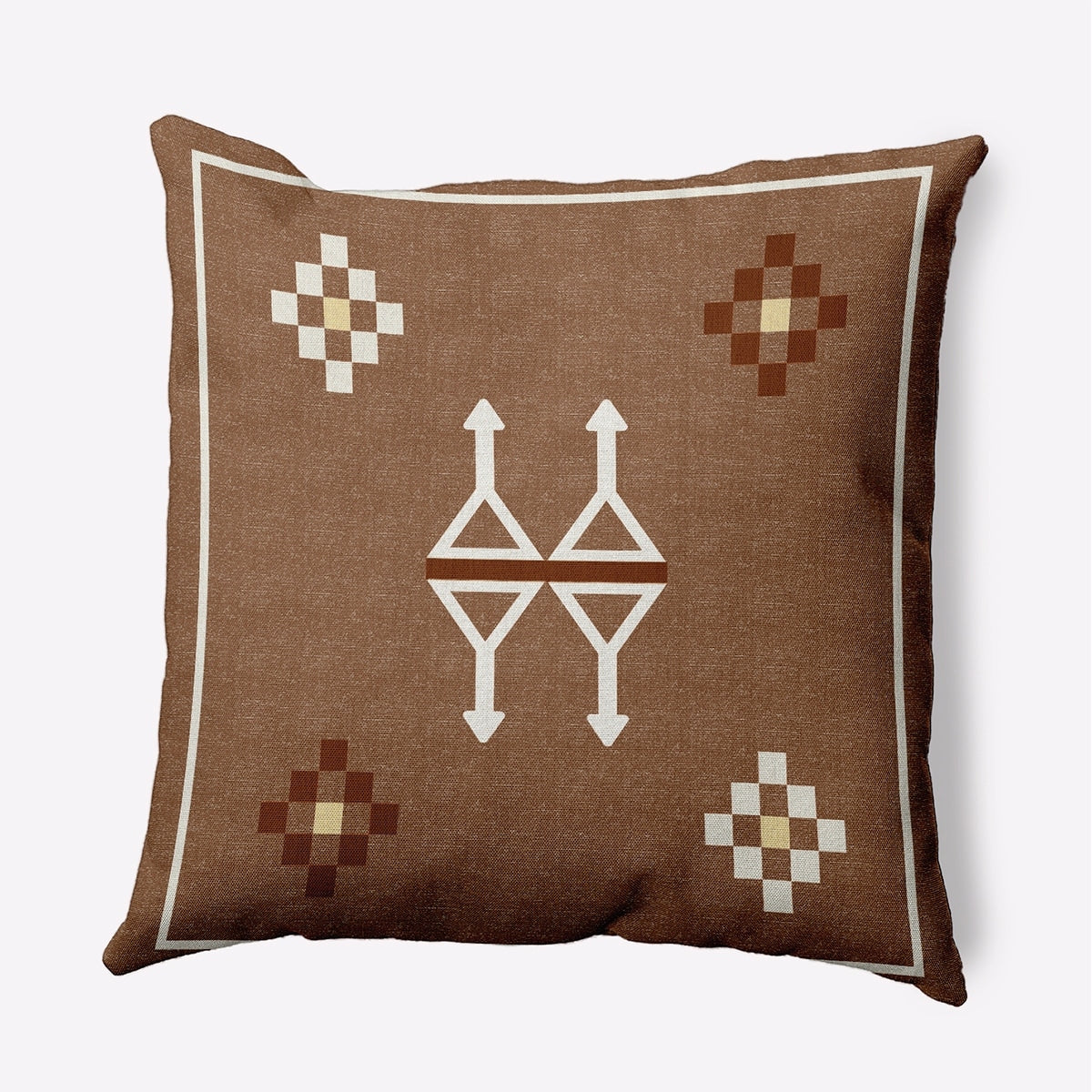 Desert Crossroads Indoor Outdoor Throw Pillow