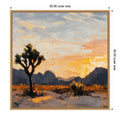Desert Sky At Joshua Tree Ii By Twentybynine Framed Canvas Wall Art Print