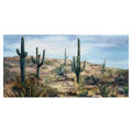 Desert Cactus Vista By Studio Arts Wrapped Canvas Painting Art Print