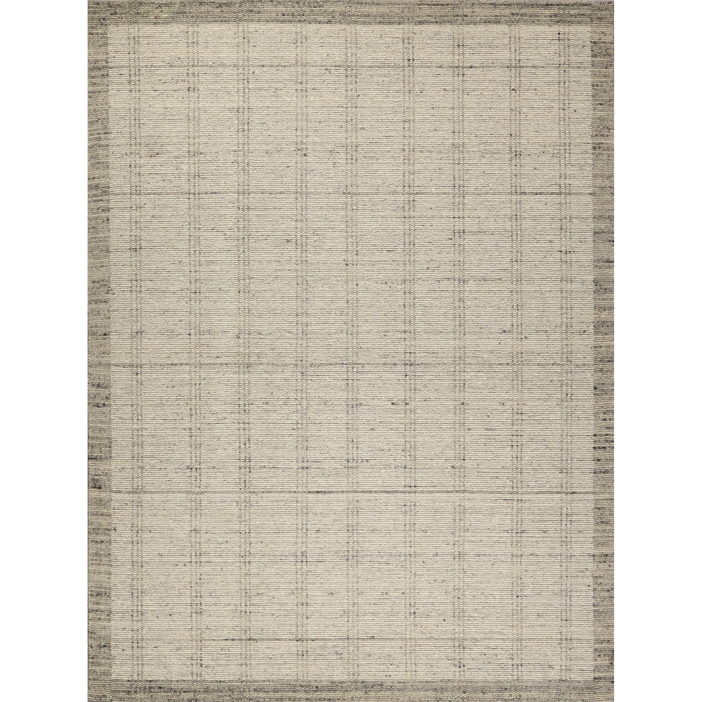 Desi Hand Knotted Wool Silver Area Rug