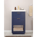 Klein 24 Single Sink Vanity In Blue