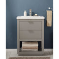 Klein 24 Single Sink Vanity In Gray