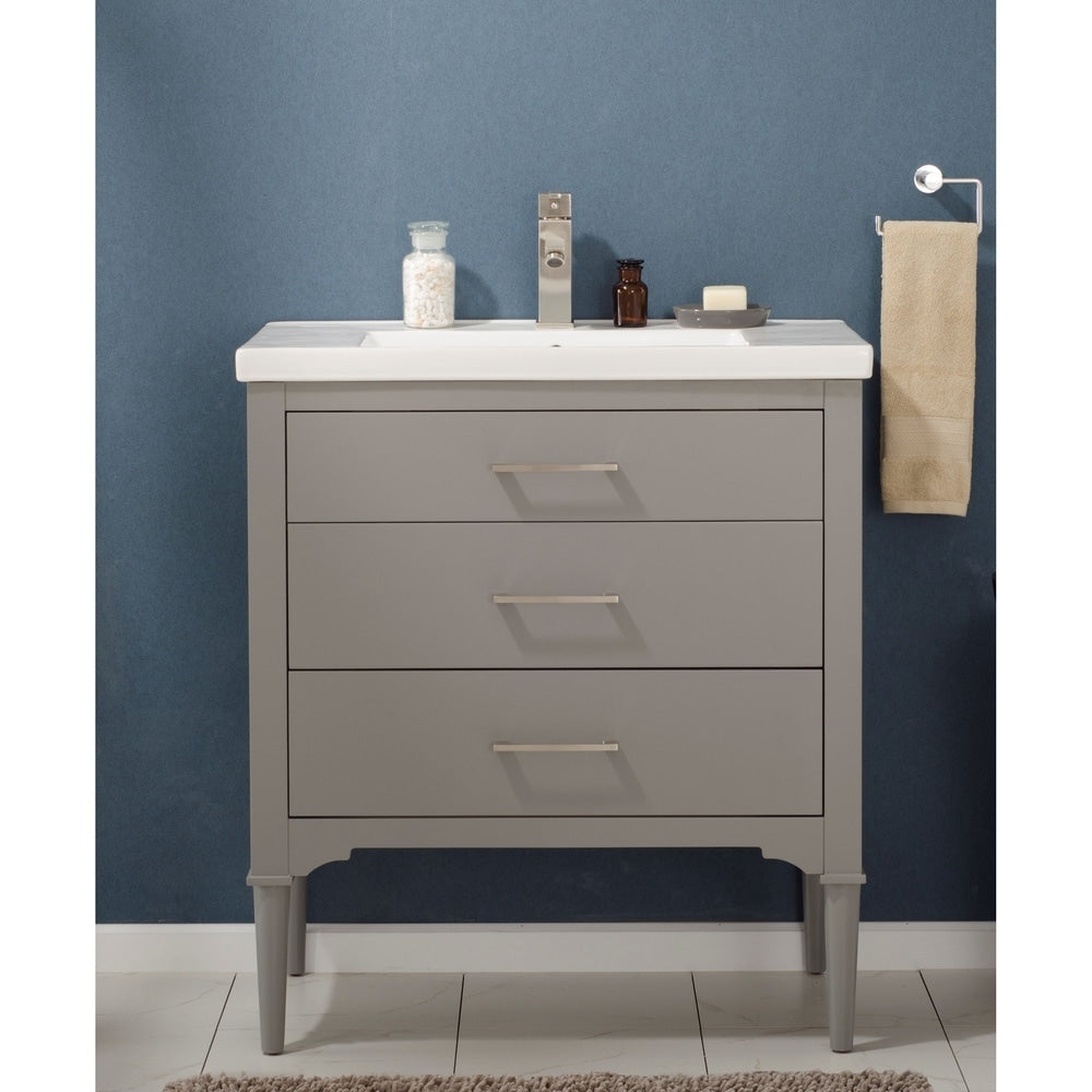 Mason 30 Single Sink Vanity In Gray