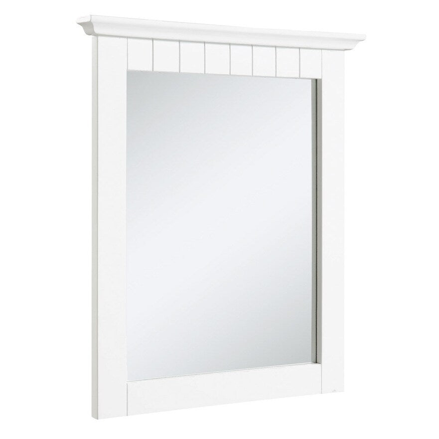 Design House 541581 21 Framed Mirror From The Cottage Collection White
