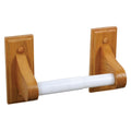 Design House 561209 Wall Mounted Double Post Toilet Paper Holder Honey Oak