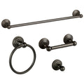 Design House 188649 Calisto Bathroom Accessory Set With 24 Center To Center Towel Bar Towel Ring Toilet Paper Holder And