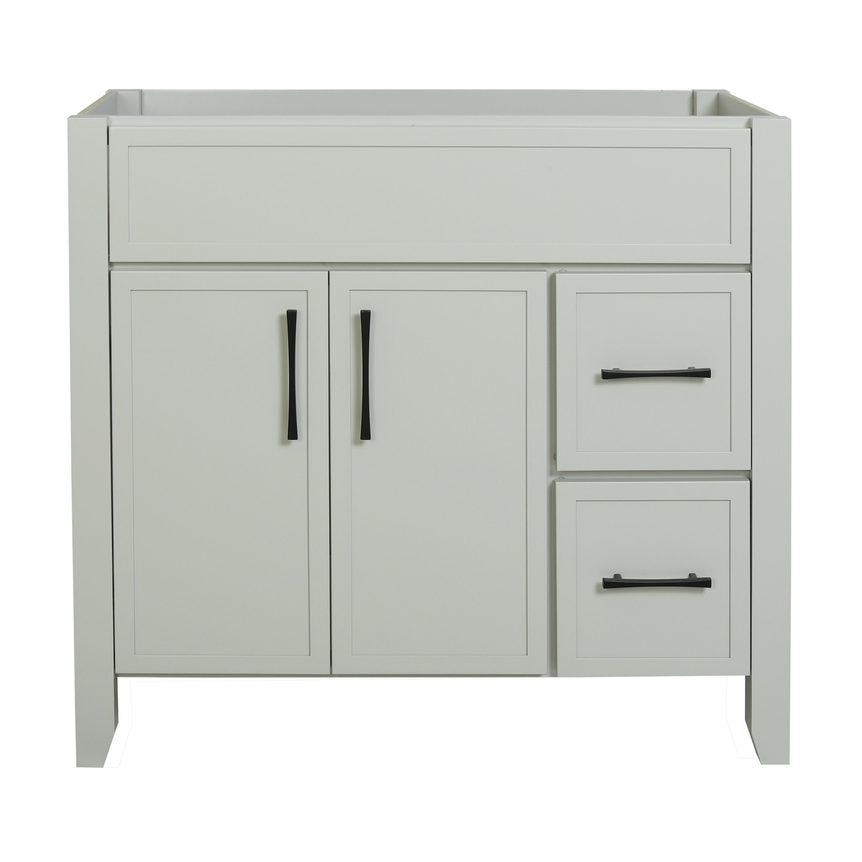 Design House Dawson Ready To Assemble Bath Vanity Cabinet 36 X 21 X 34 36 Inches X 21 Inches X 34 Inches