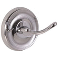 Design House 558387 San Martin Wall Mounted Double Robe Hook Polished Chrome