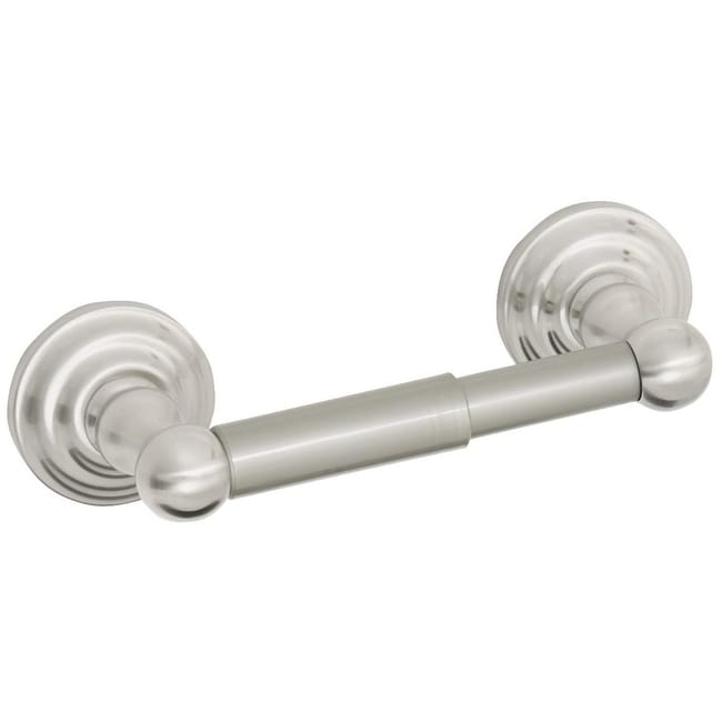 Design House 538363 Satin Nickel Toilet Paper Holder From The Calisto Satin Nickel