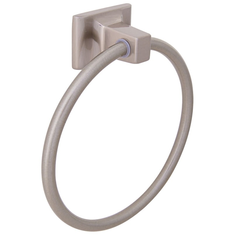 Design House 539163 Satin Nickel Towel Ring From The Millbridge Satin Nickel