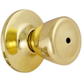 Design House 782748 Tulip Series Privacy Fits Doors 1 3 8 To 1 3 4 Thick Polished Brass