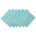 Design Imports Aqua Cotton Napkin Set Set Of 6
