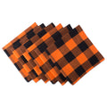 Design Imports Black Buffalo Check Napkin Set Set Of 6