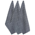 Design Imports Black White Dishtowel Set Of 3 28 Inches Long X 18 Inches Wide