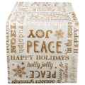 Design Imports Christmas Collage Table Runner 0.25 Inches High X 14 Inches Wide X 72 Inches Deep