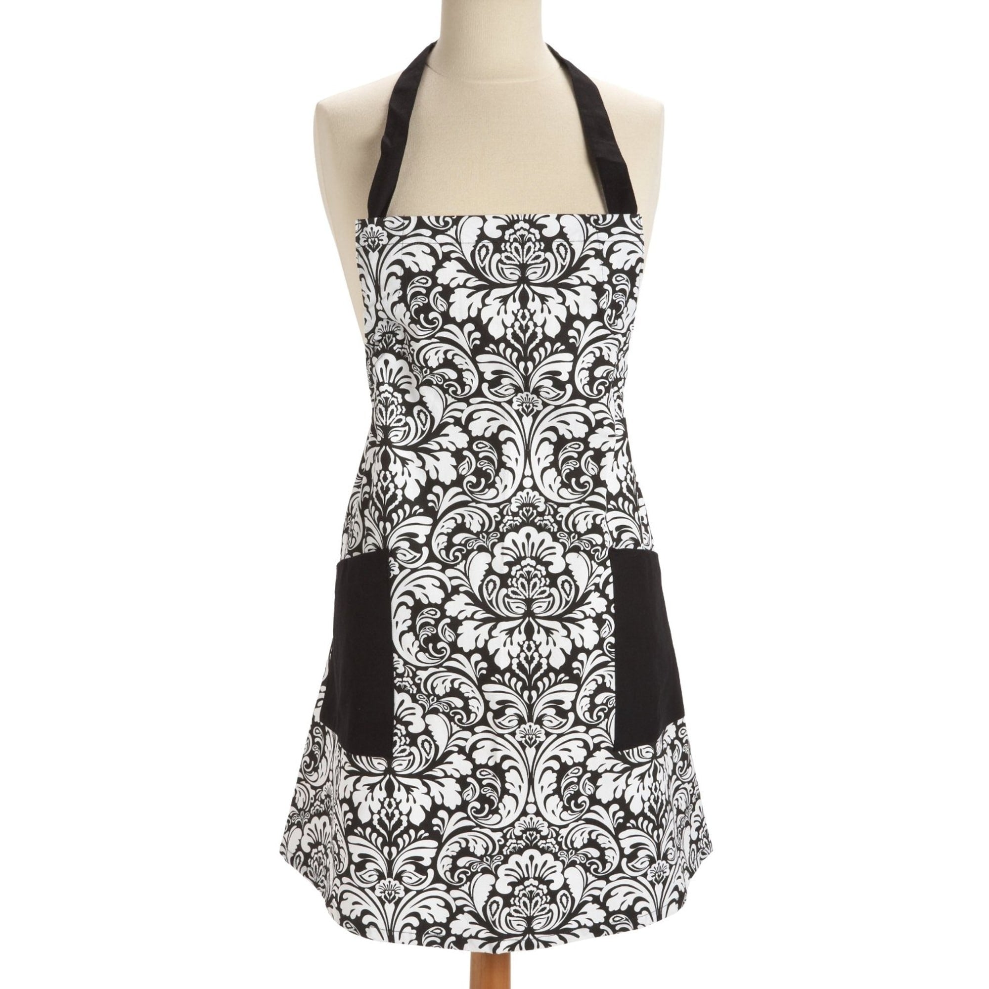 Design Imports Damask Kitchen Apron