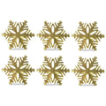 Design Imports Gold Snowflake Napkin Ring Set Set Of 6