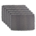 Design Imports Gray Jute Kitchen Placemat Set Set Of 6