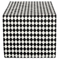 Design Imports Harelquin Print Table Runner 0.25 Inches High X 14 Inches Wide X 72 Inches Deep
