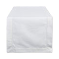 Design Imports Hemstitch Table Runner 0.25 Inches High X 14 Inches Wide X 72 Inches Deep