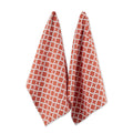 Design Imports Lattice Dishtowel Set Of 2 28 Inches Long X 18 Inches Wide