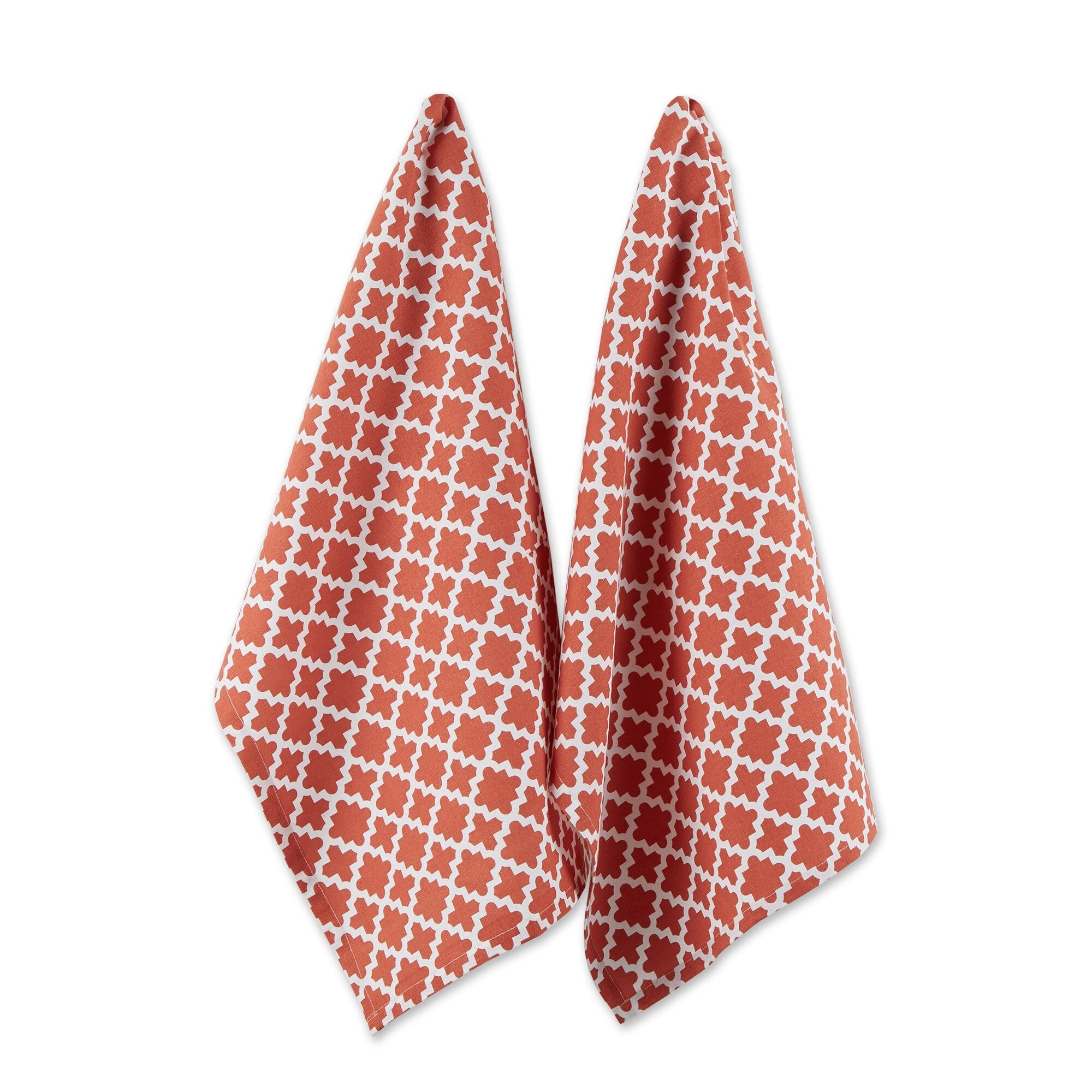 Design Imports Lattice Dishtowel Set Of 2 28 Inches Long X 18 Inches Wide