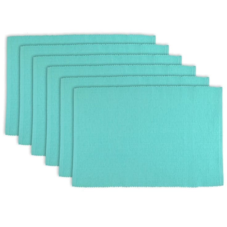 Design Imports Ribbed Kitchen Placemat Set Set Of 6