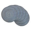 Design Imports Round Woven Variegated Polypropylene Kitchen Placemats