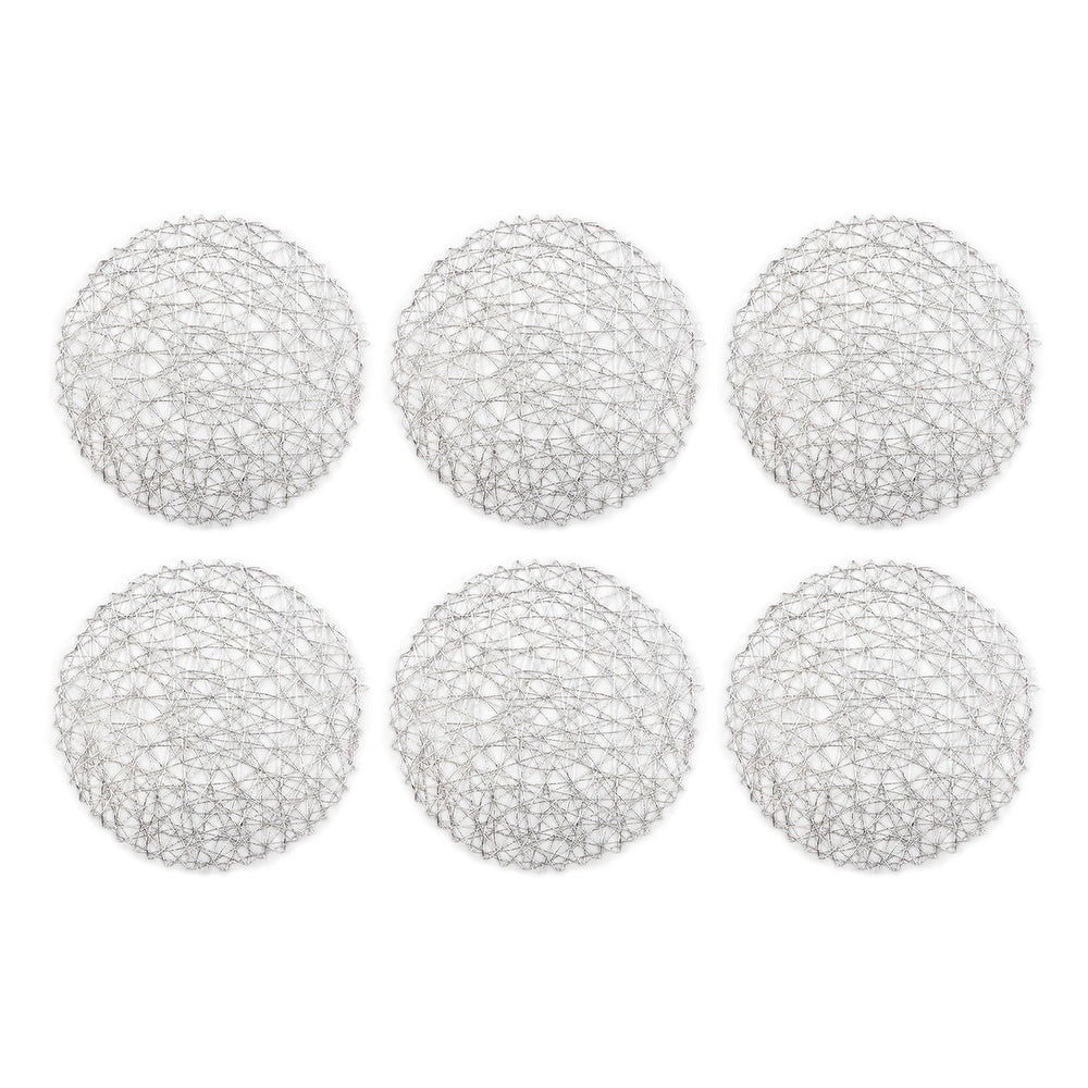 Design Imports Woven Paper Kitchen Placemat Set Set Of 6