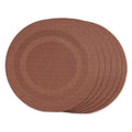 Design Imports Silver Doubleframe Pvc Kitchen Placemat Set Set Of 6