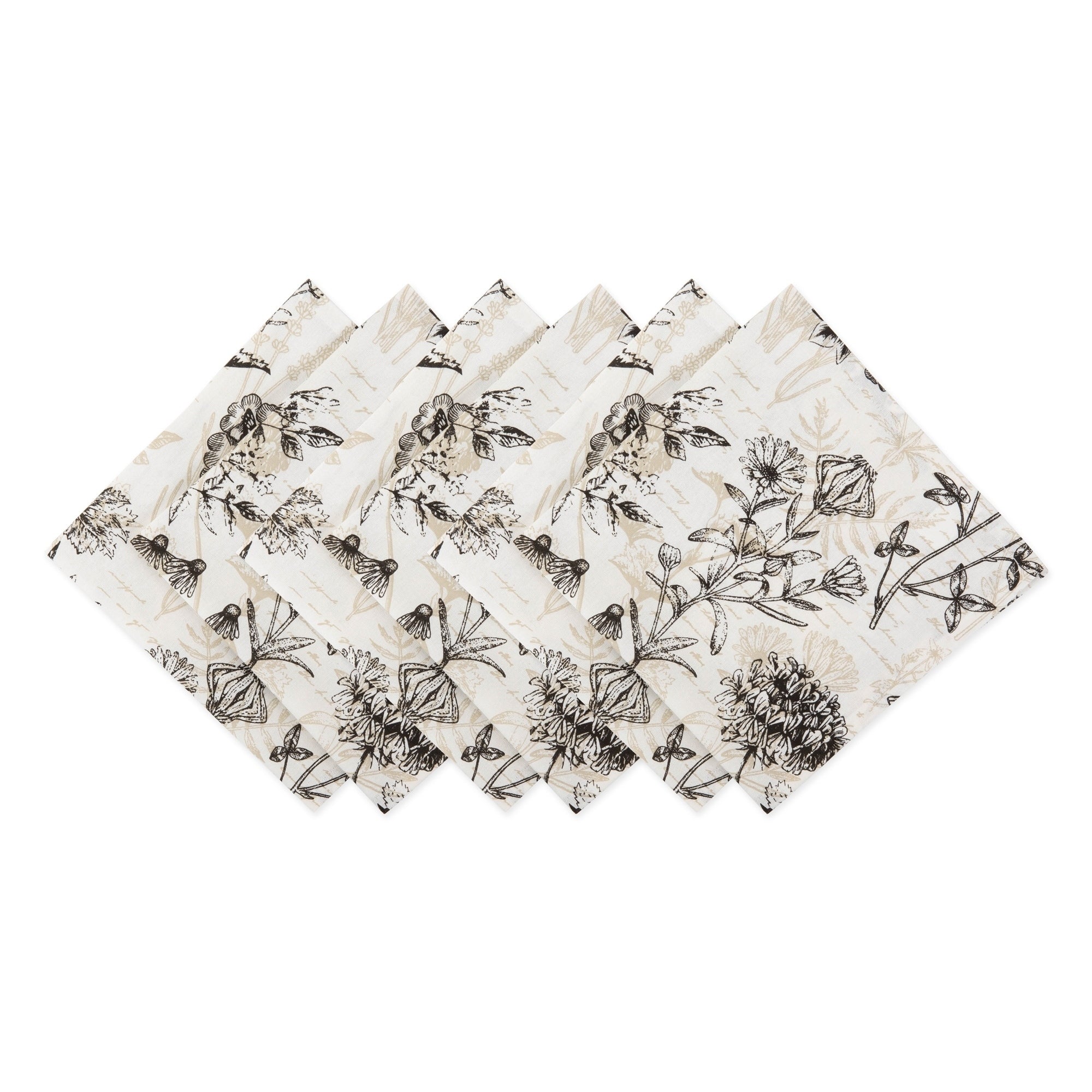Design Imports Spring Plaid Napkin Set Set Of 6