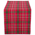 Design Imports Tartan Holly Plaid Table Runner 0.25 Inches High X 14 Inches Wide X 108 Inches Deep