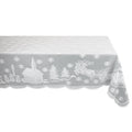 Design Imports White Snow Village Lace Kitchen Tablecloth
