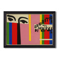Design For Cover Of Exhibition Catalogue 1951 Henri Matisse Custom Framed Canvas