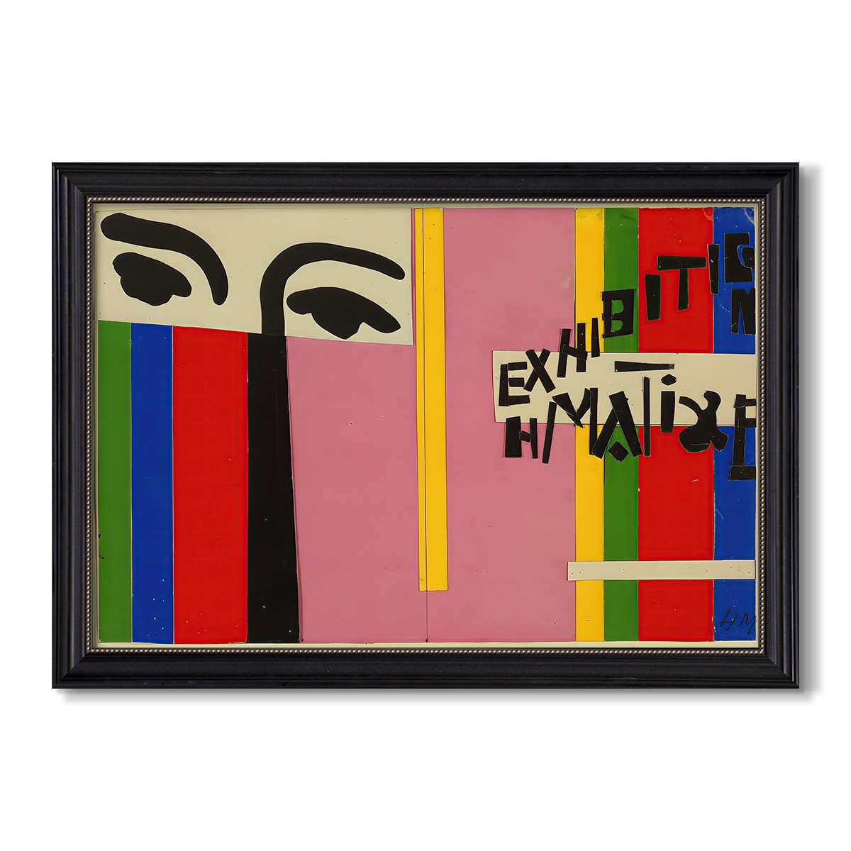 Design For Cover Of Exhibition Catalogue 1951 Henri Matisse Custom Framed Canvas