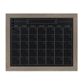 Designovation Beatrice Framed Magnetic Chalkboard Monthly Calendar