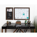 Designovation Beatrice Framed Magnetic Dry Erase Monthly Calendar